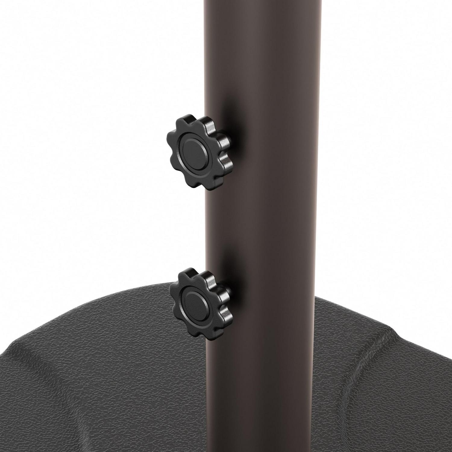 GARDEN 10 Ft Offset Cantilever Umbrellas for Patio Outdoor Shade, Turquoise - Image 9