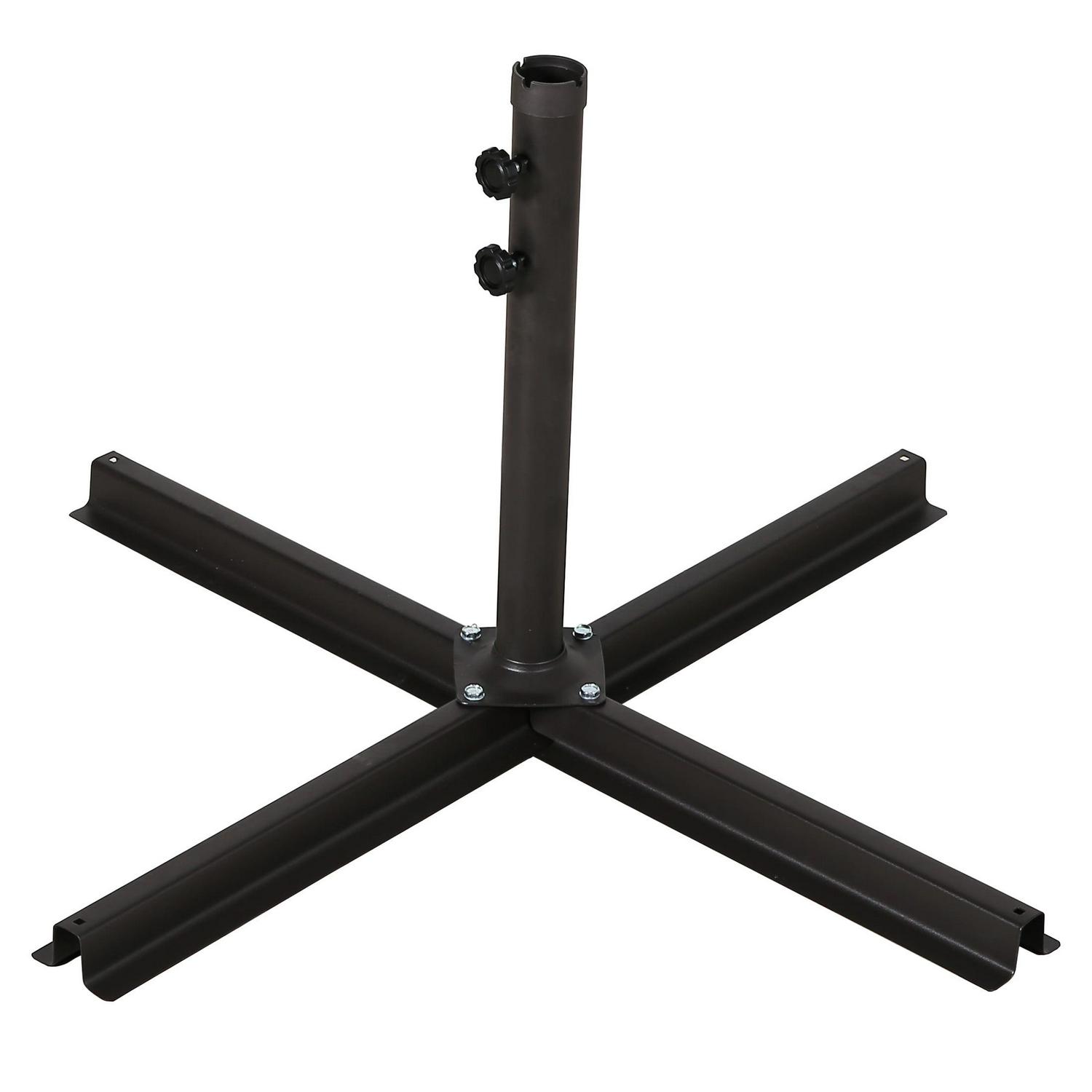 GARDEN 10 Ft Offset Cantilever Umbrellas for Patio Outdoor Shade, Turquoise - Image 7