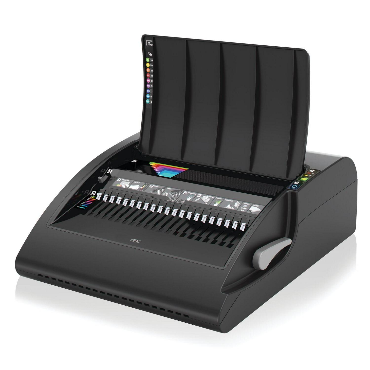 CombBind C210E Electric Binding Machine, Binds 330, Punches 20, Black - Image 2