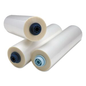 GBC 3748204EZ 25 in. x 250 ft. 3 mil Pinnacle 27 EZLoad Roll Film - Gloss Clear (2/Box)