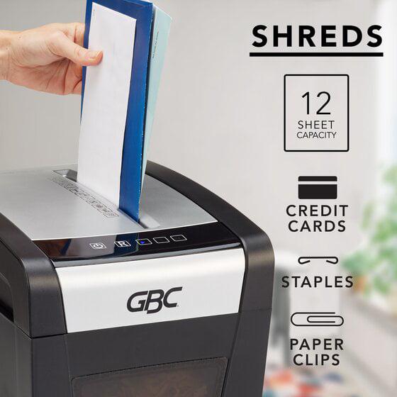 GBC ShredMaster PSX12-06 Cross-Cut Paper Shredder - Image 5