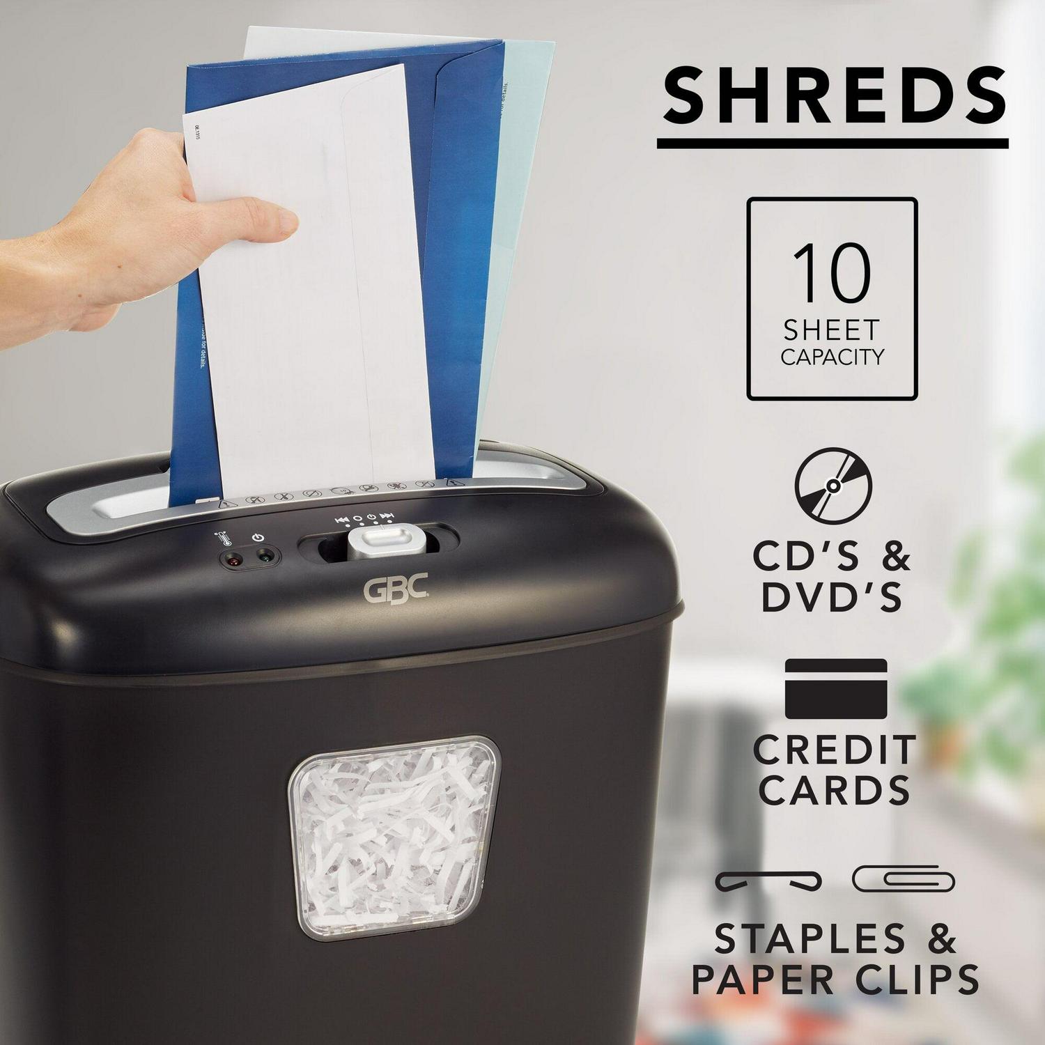 Swingline® GBC® Super 10 Sheet Cross-Cut Shredder EX10-05 - Image 3