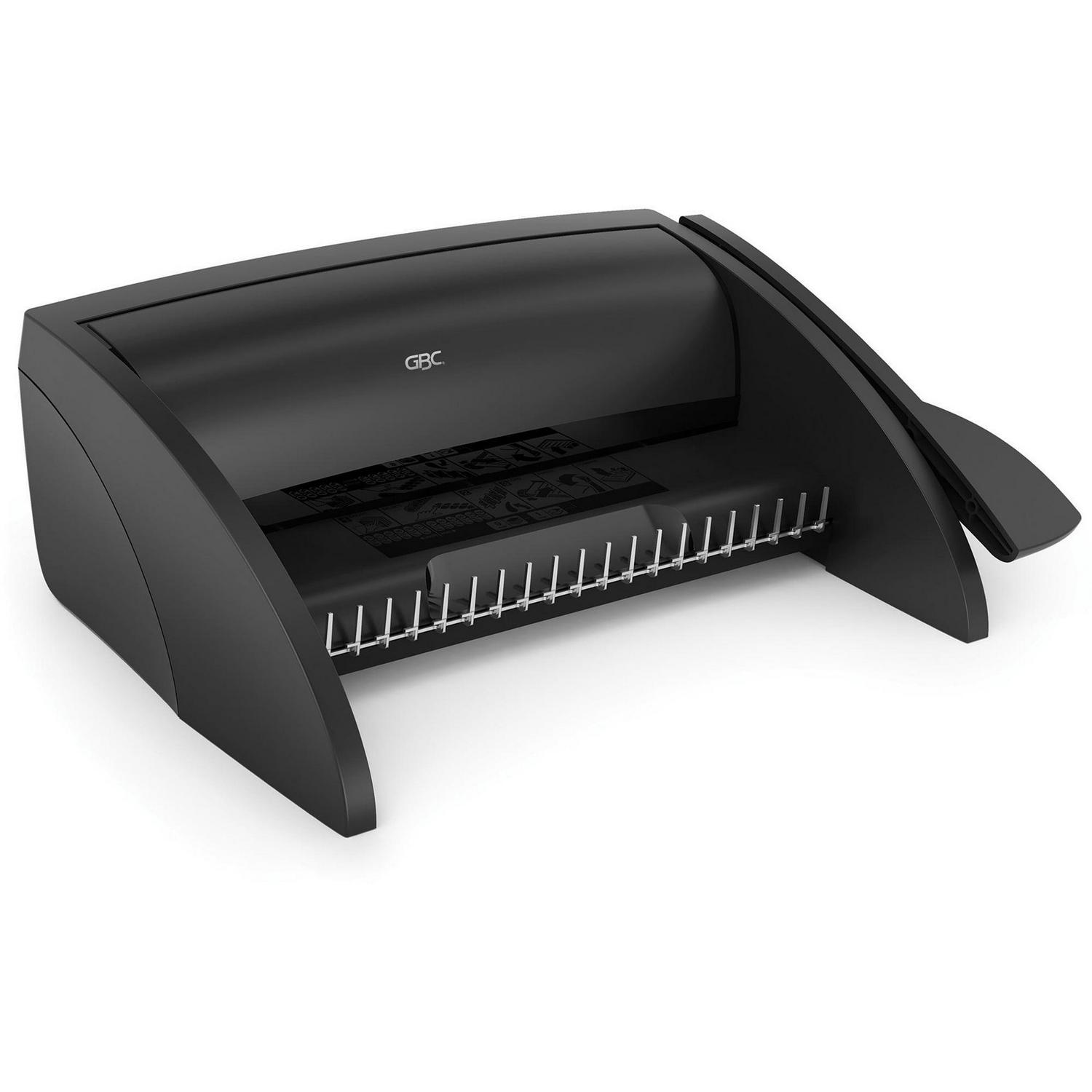 GBC BindMate Comb Binding Machine 9 Sheets Punched, Black