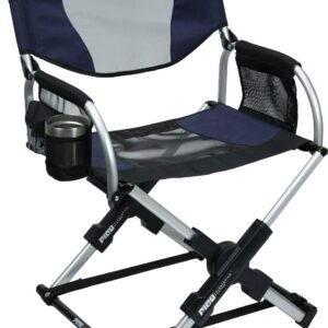 GCI Outdoor Pico Arm Chair Folding Director's Camp Seat, Indigo