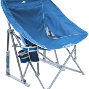 GCI Outdoor Pod Rocker Beach Chair, Saybrook Blue