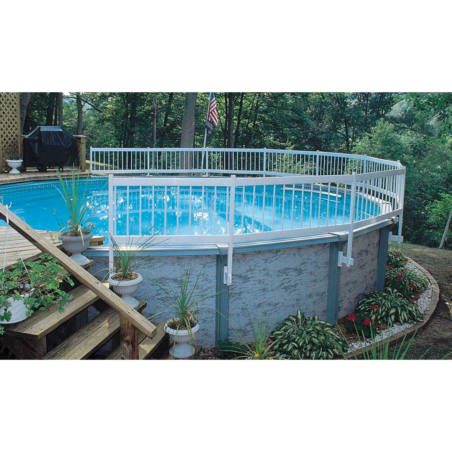 GLI Above Ground Pool Fence Kit - White - Image 5