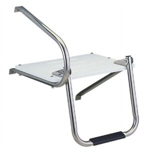 Garelick EEz-In Swim Platform with 1-Step Fold Down Ladder for Boats with Outboard Motors