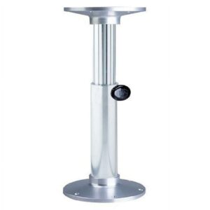 Garelick EEz-in 75025 Adjustable Table Base Manual Rise 14.5" to 30.75", Smooth Polished Finish