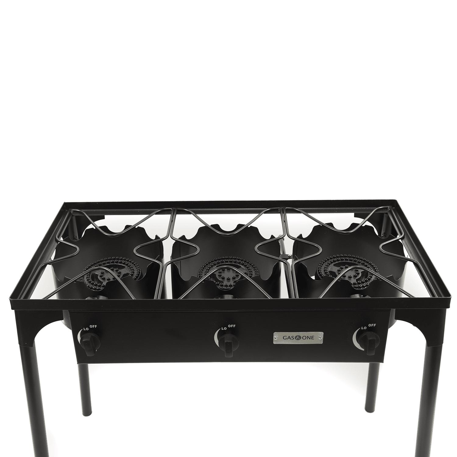 Gas One Triple Burner Gas Propane Cooker Outdoor Camp Stove, BBQ Grill - Image 4