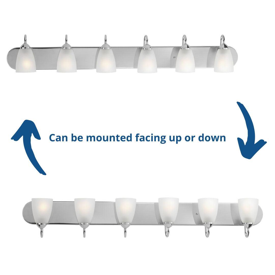 Progress Lighting - Six Light Bath - Gather - 6 Light in Transitional and - Image 8