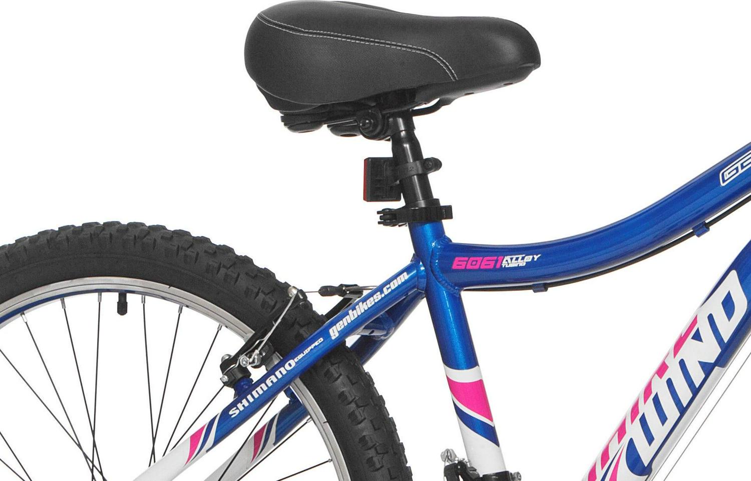 Genesis 24" Whirlwind Girl's Mountain Bike,Tween/Adult, Blue - Image 3