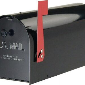 Gibraltar Tuffbody 20.75 x 7.50 x 10.00 in Black Steel Mailbox, Rust Resistant