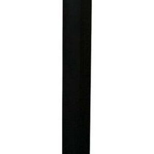 Gibraltar Mailboxes Brighton Aluminum, Top Mount, Mailbox Post, Black, BP000B01