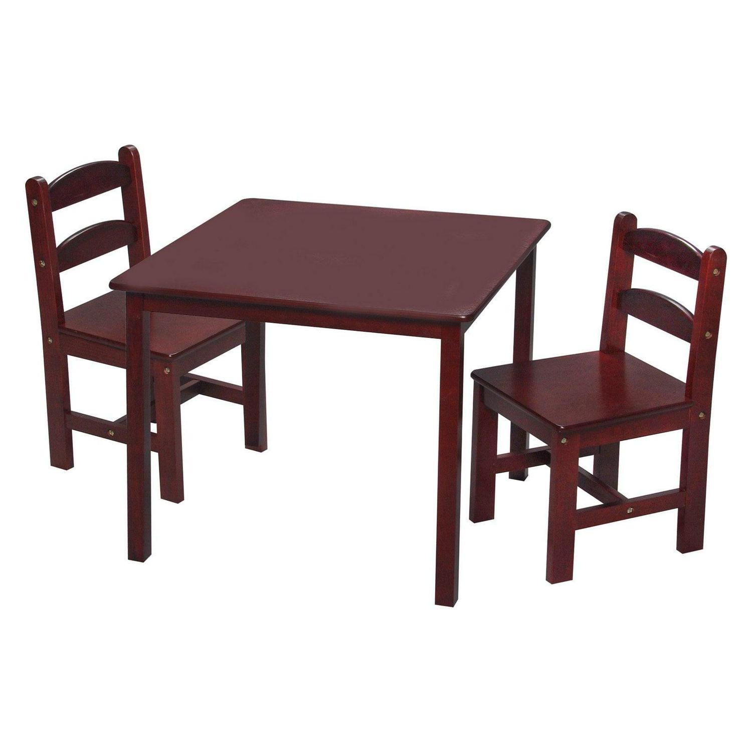 Gift Mark Espresso Table with 2 chairs - Image 2