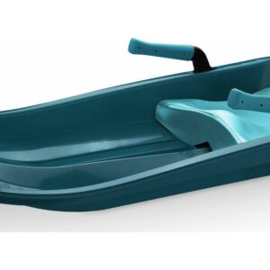 Gizmo Tron Titan Blue, Sitting Snow Sled with Hand Brakes, 120lbs, for Kids, Ages 3+