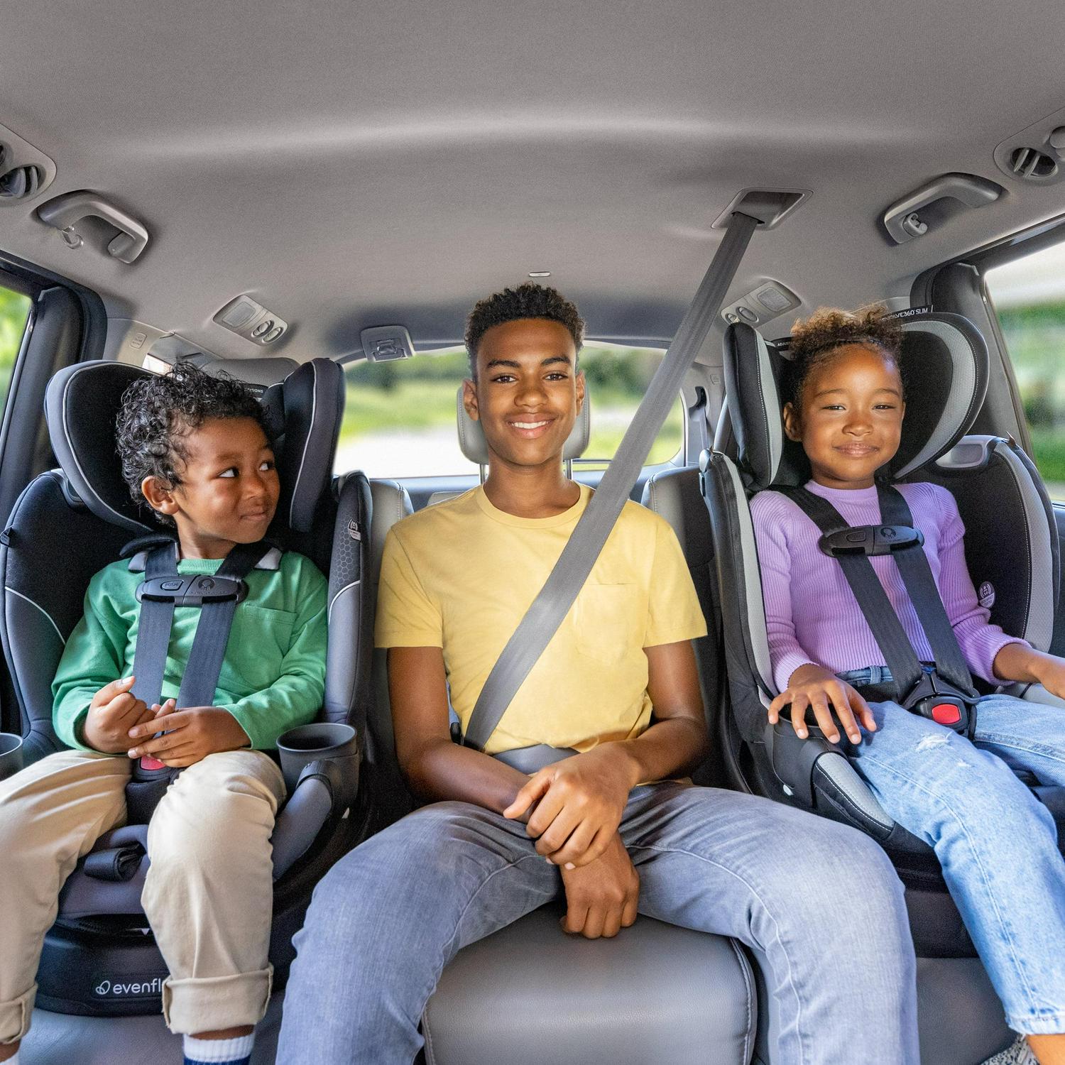 Gold Revolve360 Slim 2-in-1 Rotational Car Seat with SensorSafe (Pearl Gray) - Image 27