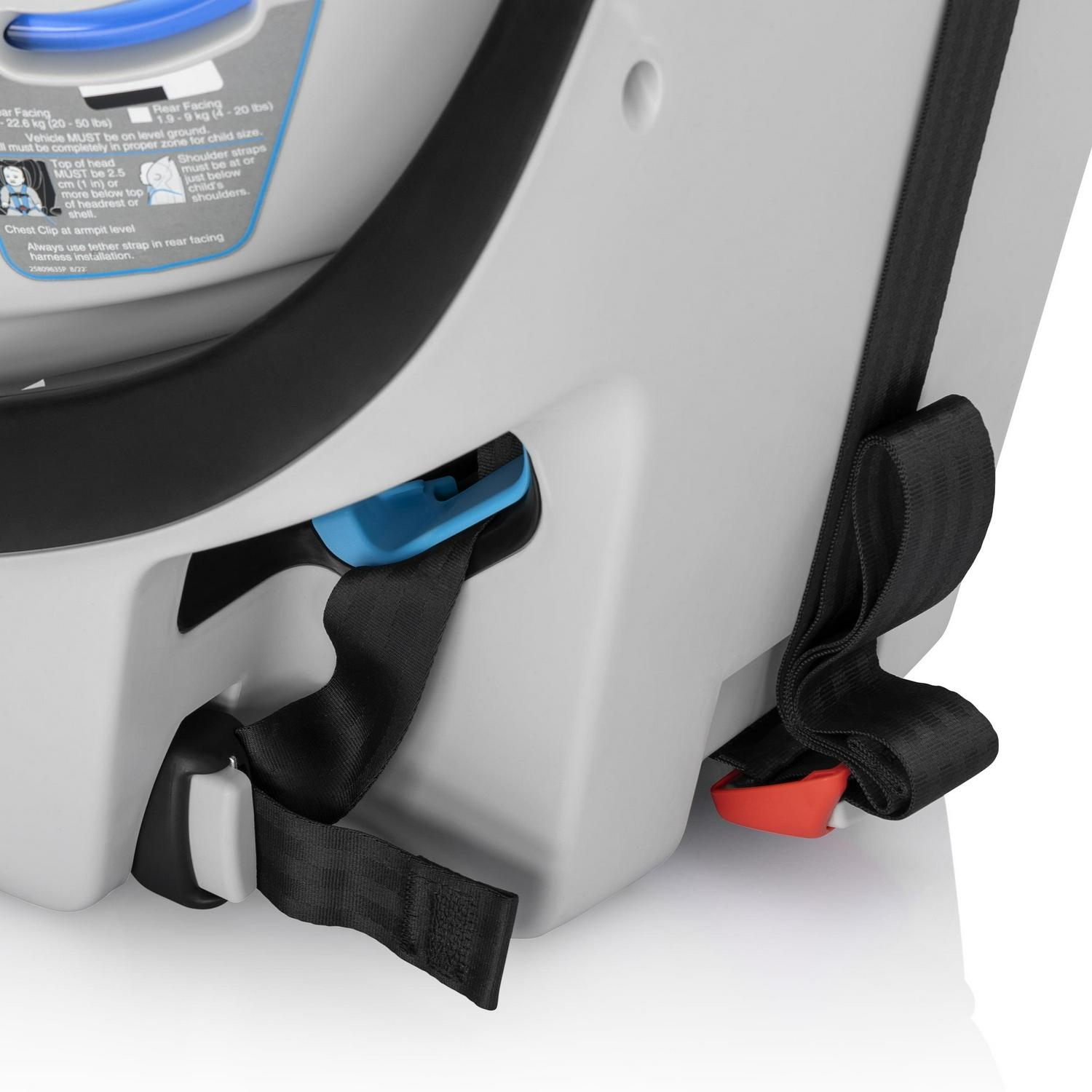 Gold Revolve360 Slim 2-in-1 Rotational Car Seat with SensorSafe (Pearl Gray) - Image 17