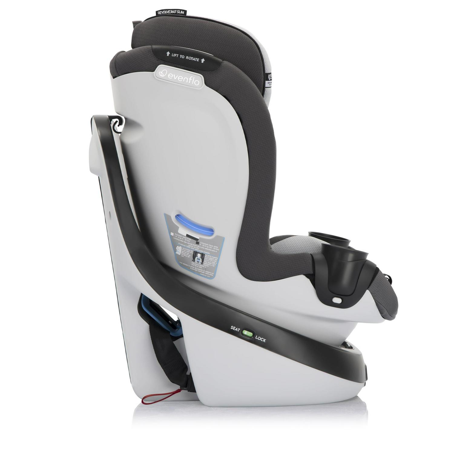Gold Revolve360 Slim 2-in-1 Rotational Car Seat with SensorSafe (Pearl Gray) - Image 24
