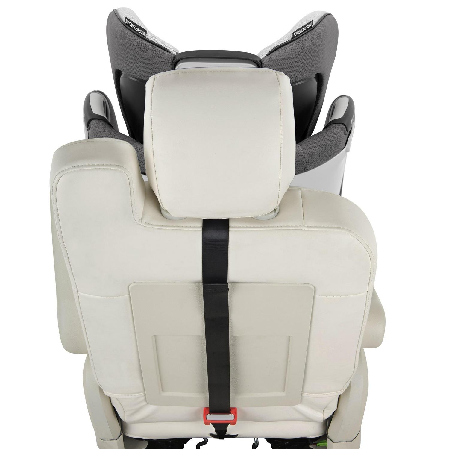 Gold Revolve360 Slim 2-in-1 Rotational Car Seat with SensorSafe (Pearl Gray) - Image 19