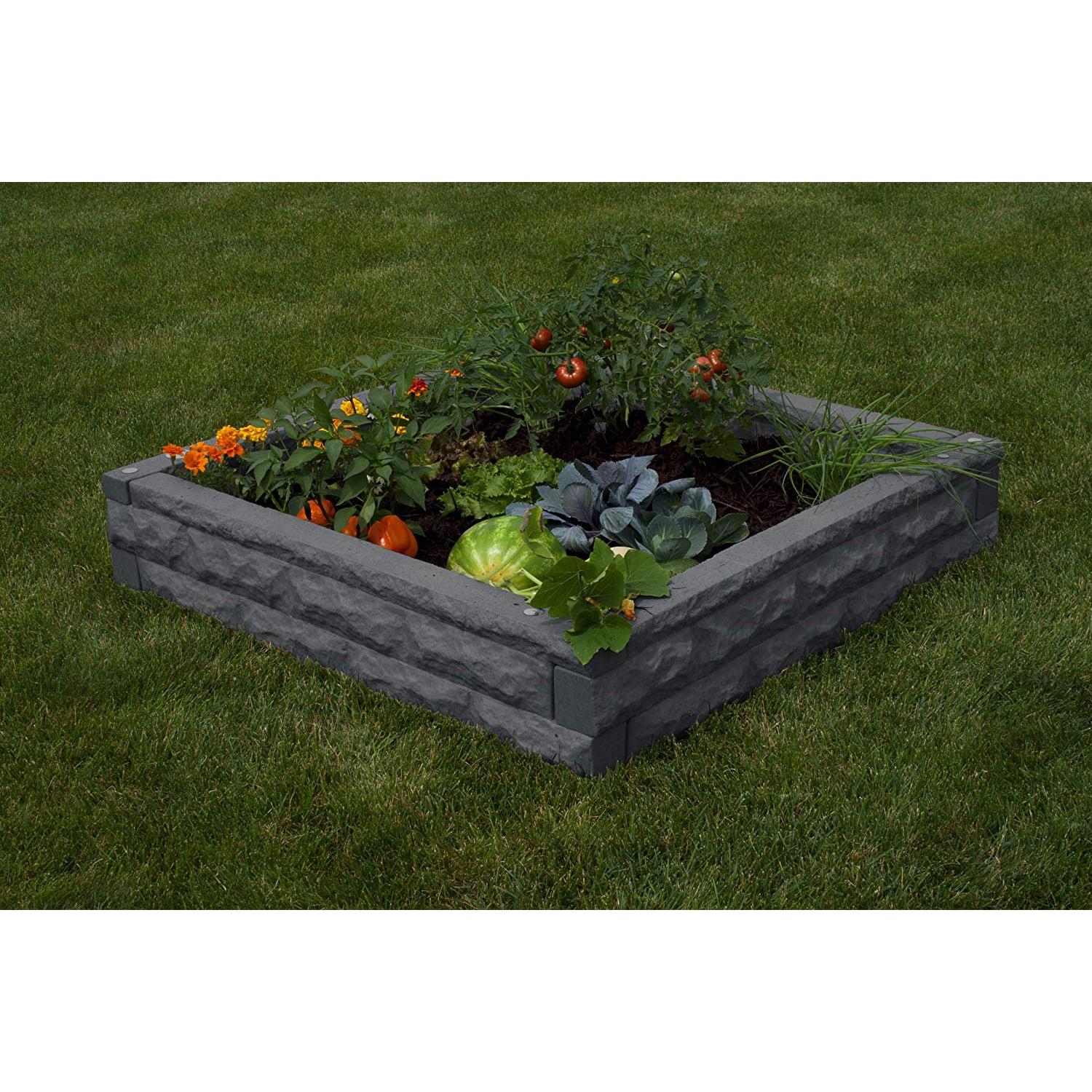 Good Ideas Garden Wizard Outdoor Self Watering Raised Garden Bed, Dark Granite - Image 6