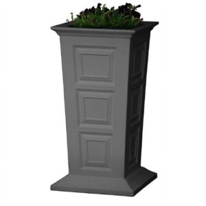 Good Ideas Savannah Tall Square Resin Planter