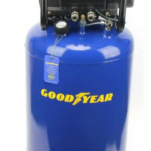 Goodyear Air Compressor. 20 Gallon 165 Max Psi Vertical Portable Digital Gauge and Regulator