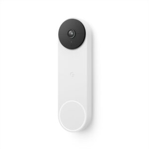 GOOGLE NEST DOORBELL BATTERY WIRELESS DOORBELL CAMERA VIDEO SNOW 1 COUNT