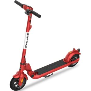 GOTRAX Apex Adult Electric Scooter, 8.5" Tires and 15.5Mph Large Digital Display Foldable Escooter for Adult, Red