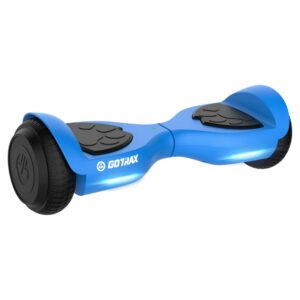 GOTRAX Lil Cub Hoverboard 6.5" Wheels, Max 2.5 Miles, 6.2mph, 44-88lbs Kids, Age 6-12, Blue