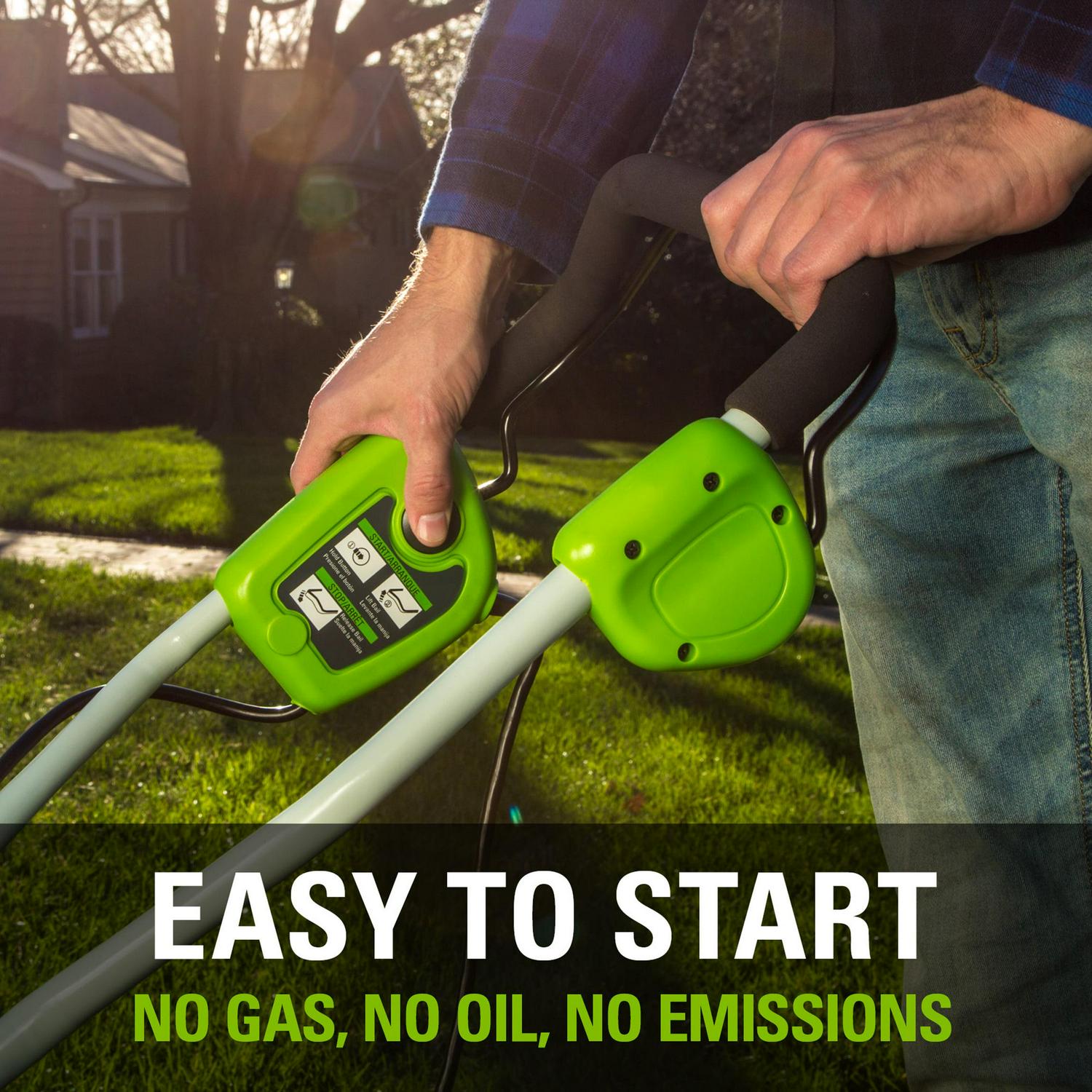 Greenworks 10 Amp 14" Corded Electric Dethatcher 27022 - Image 8