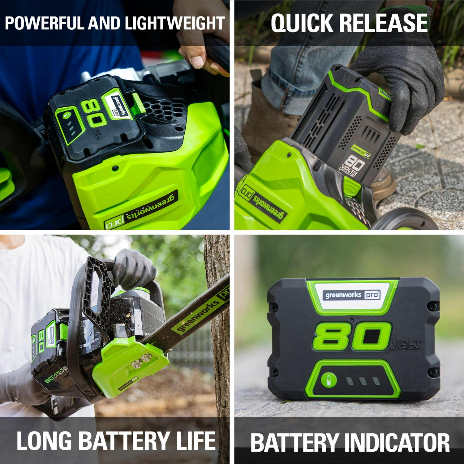 Greenworks 80V 2.5Ah Lithium-Ion Battery 2901702 - Image 5