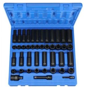 Grey Pneumatic 1243RD 3/8" Drive 43 Piece Standard/deep Sae/metric Set