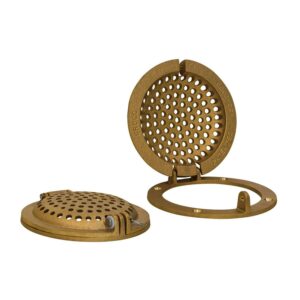 Groco RSC Bronze Round Hull Strainer with Access