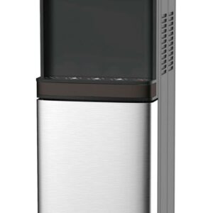 H2O-96UT UV Self-Cleaning Bottom Load Water Dispenser in Black with 40-48° F Cold Water, h2o, 42.7 inch Height.
