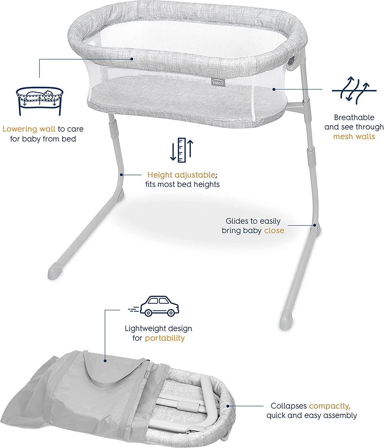 HALO BassiNest Flex™ Sleeper 0-5 months - Image 4