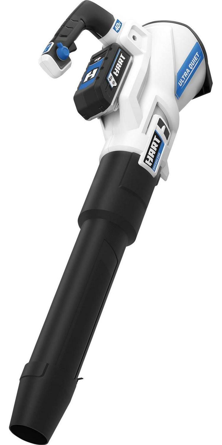 HART 40V 155 MPH at 600 CFM Cordless Brushless Axial Leaf Blower Kit, (1) 4.0Ah Lithium-Ion Battery