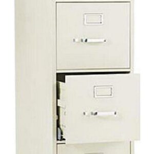 HON 4 Drawers Vertical Lockable Filing Cabinet, Putty