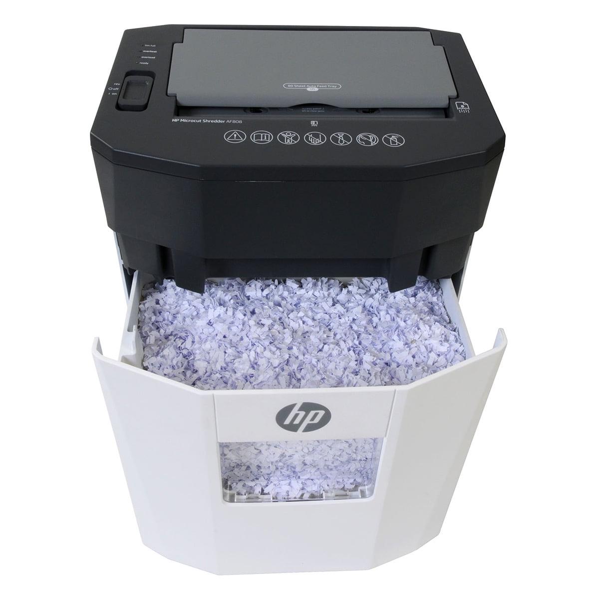 HP AF808 Microcut Shredder - Auto Feed 80 Sheets & 8 Sheets Manual - Image 3