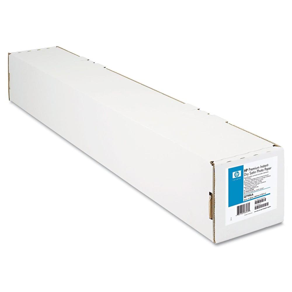 HP Premium Instant-dry Satin Photo Paper| 1067 mm x 30.5 m|42 in x 100'|Q7996A
