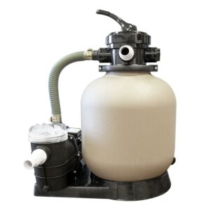 HYDROTOOLS by Swimline 14" Sand Filter Combo Set, 2400 GPH, 60lb Capacity