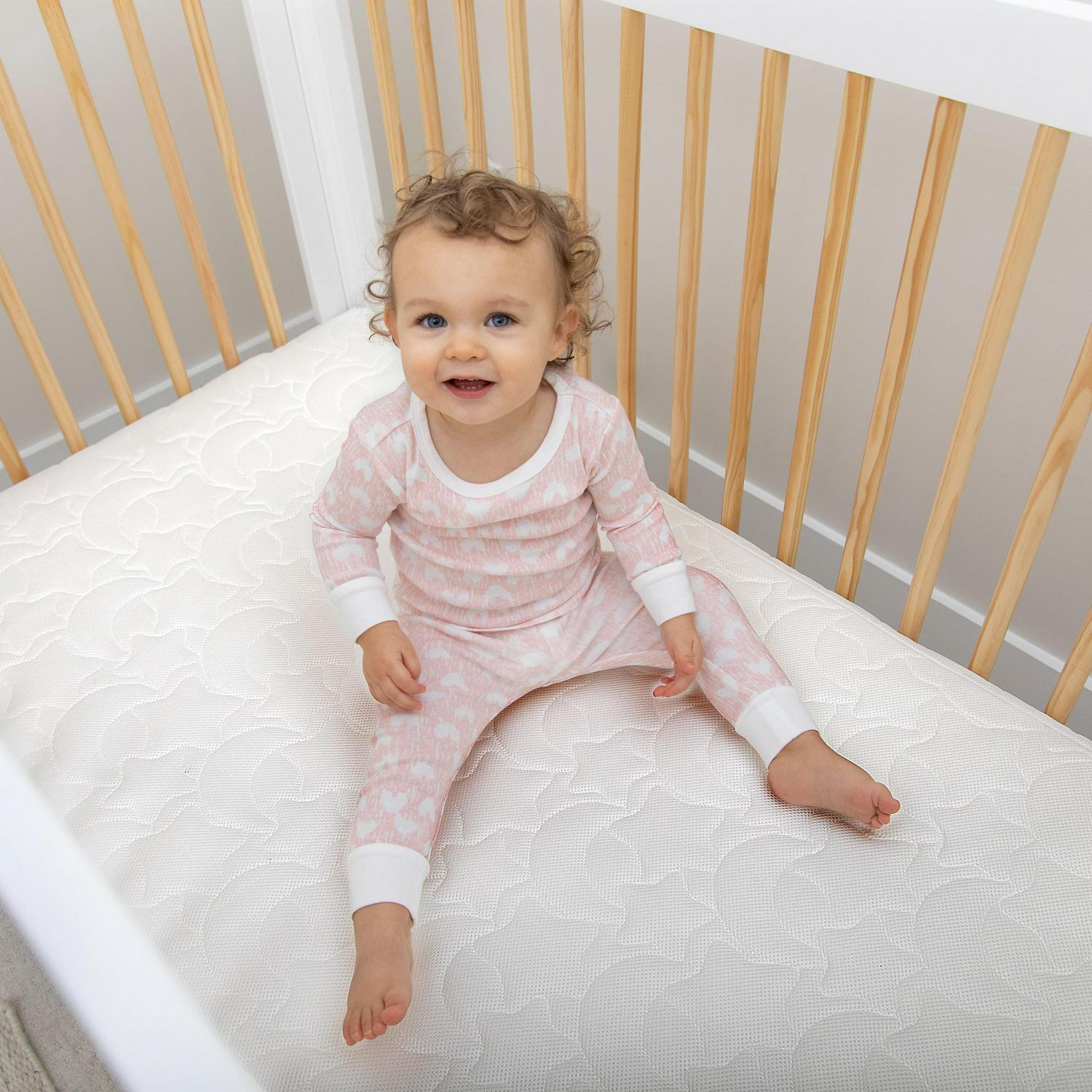 HALO DreamwaveBreathable Crib Mattress, Dual-Sided for Infant and Toddler Bed, Hypoallergenic, GREENGUARD Gold - Image 13