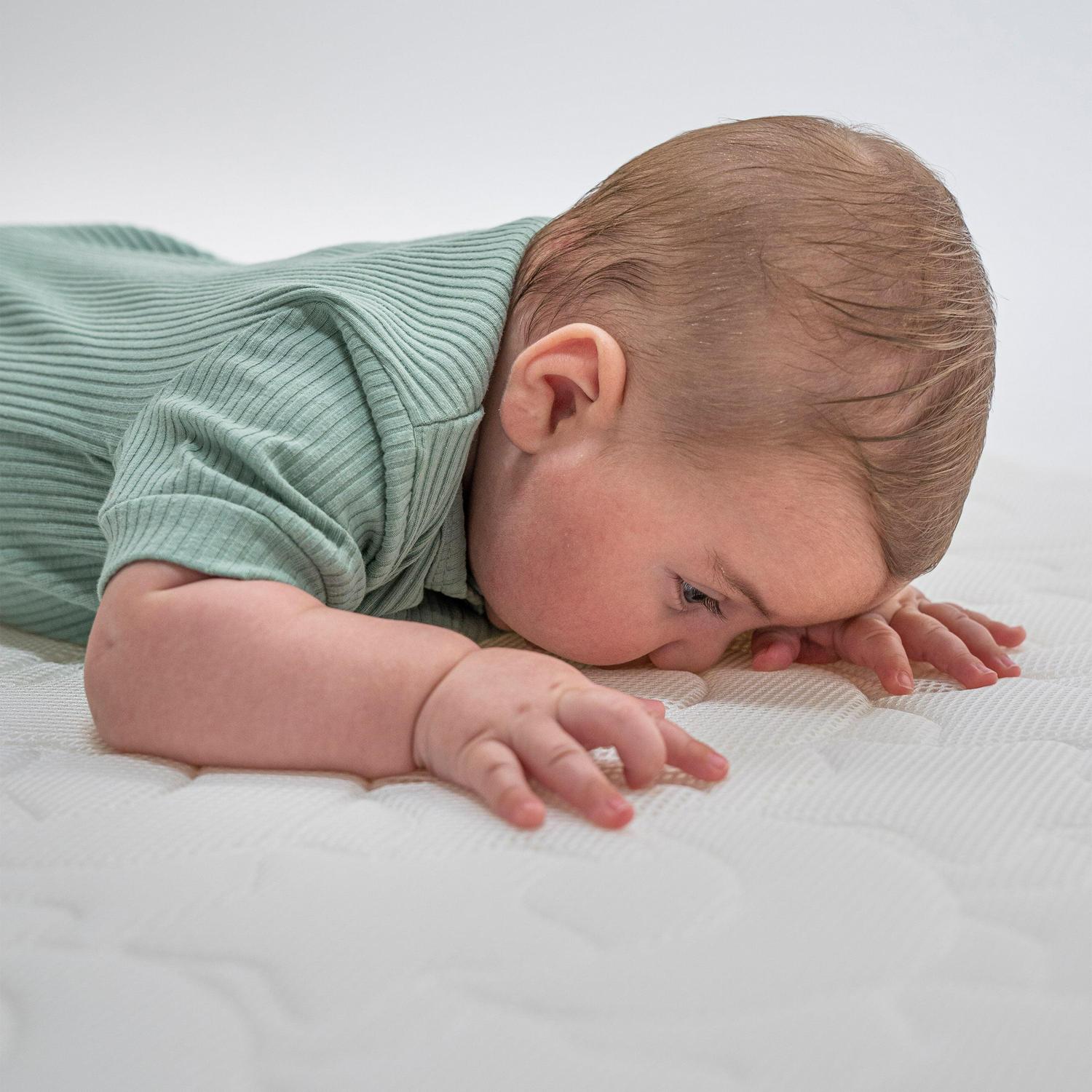 HALO DreamwaveBreathable Crib Mattress, Dual-Sided for Infant and Toddler Bed, Hypoallergenic, GREENGUARD Gold - Image 11