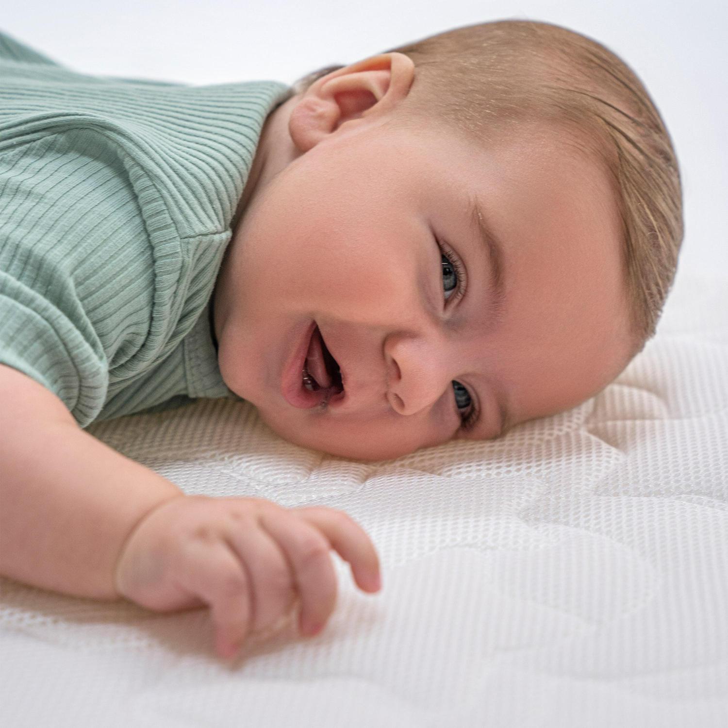 HALO DreamwaveBreathable Crib Mattress, Dual-Sided for Infant and Toddler Bed, Hypoallergenic, GREENGUARD Gold - Image 8