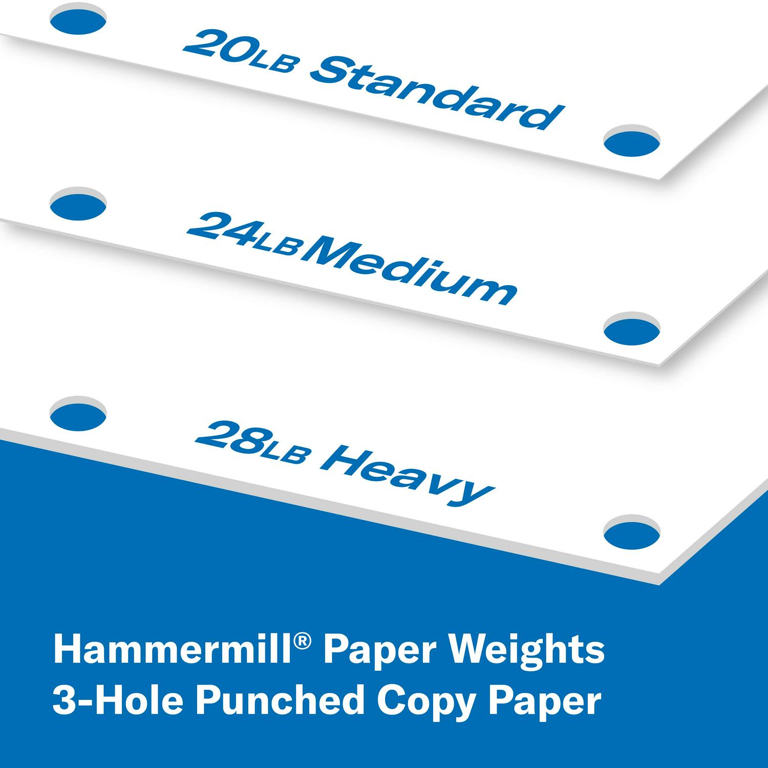 Hammermill Printer Paper, 20lb Copy Paper 8.5x11, 3 Hole, 10 Reams - Image 8