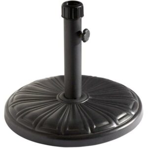 Hanover Outdoor Furniture 19.84 Polymer and Concrete Mix Patio Umbrella Base, Heavy Duty