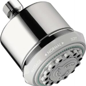 Hansgrohe Clubmaster Showerhead 3-Jet, 2.5 GPM in Chrome