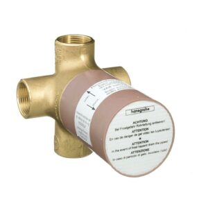 Hansgrohe Rough, Quattro 3-Way Diverter, ¾"
