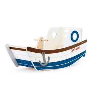 Hape High Seas Wooden Rocking Ride-on, Gift Idea for Toddlers Ages 12 Months+