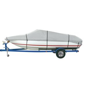 Harbor Master 300-Denier Polyester Water-Resistant Boat Cover, Gray