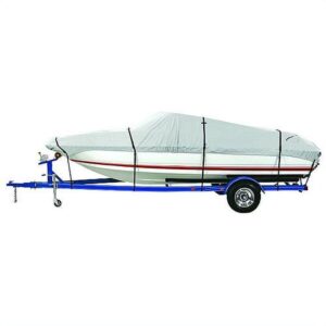Harbormaster 600 Denier Polyester Boat Accessories, Water Resistant Boat Cover, Gray